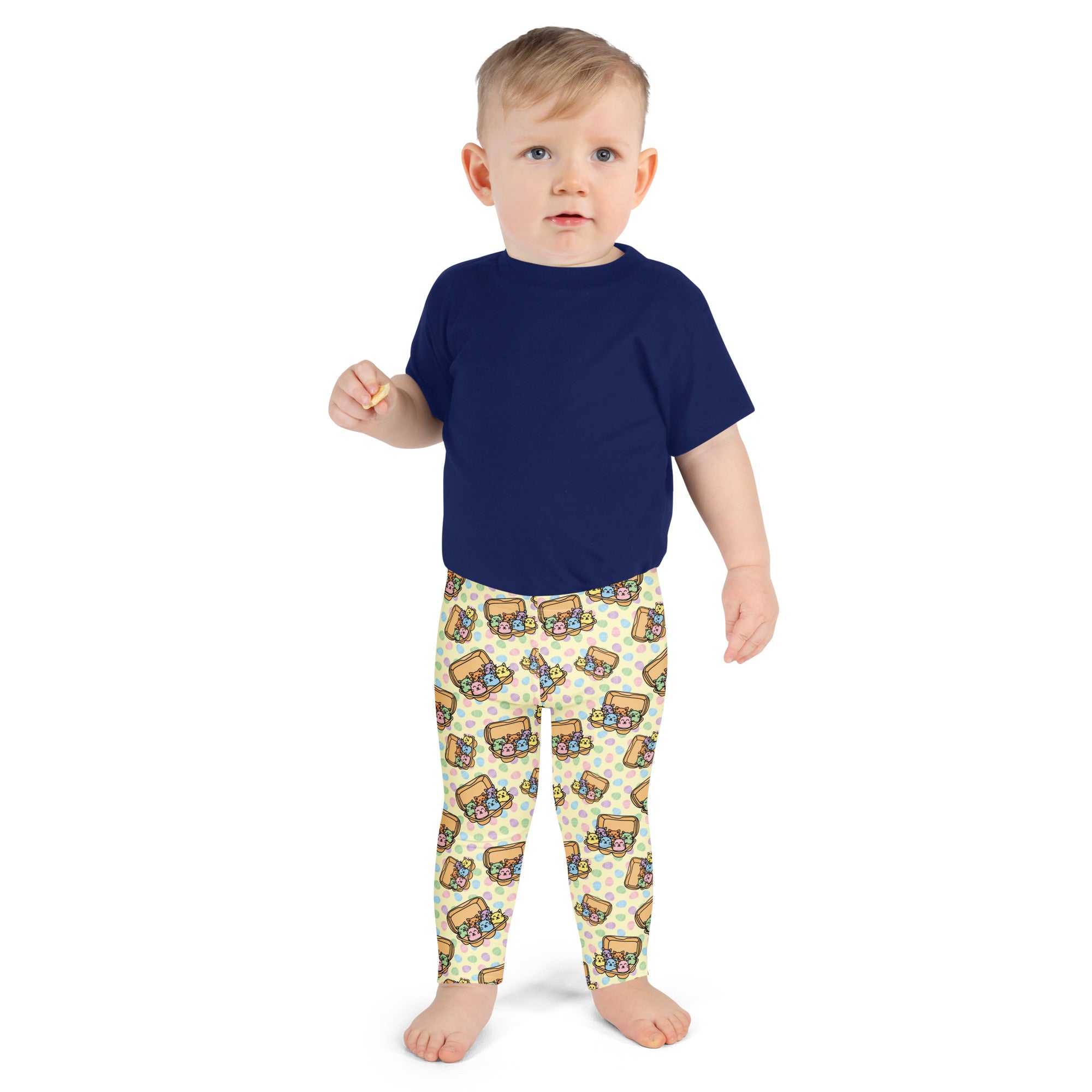 KIDS (2-8yrs) Active Stretch Leggings - 'Easter Kittens'