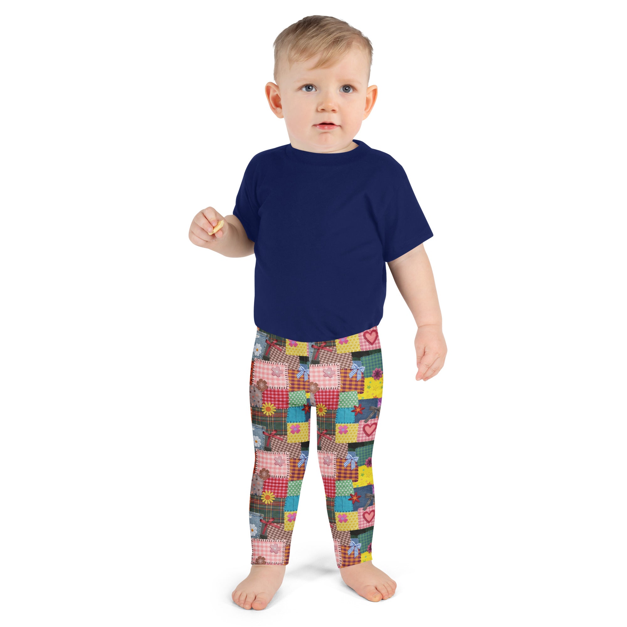 KIDS (2-8yrs) Active Stretch Leggings - 'Perfect Patchwork'