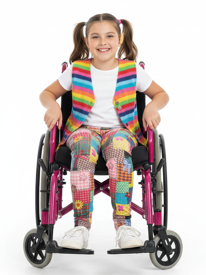 KIDS (2-8yrs) Active Stretch Leggings - 'Perfect Patchwork'