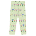 KIDS (2-8yrs) Active Stretch Leggings - 'Spring Stems' 7