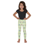 KIDS (2-8yrs) Active Stretch Leggings - 'Spring Stems'