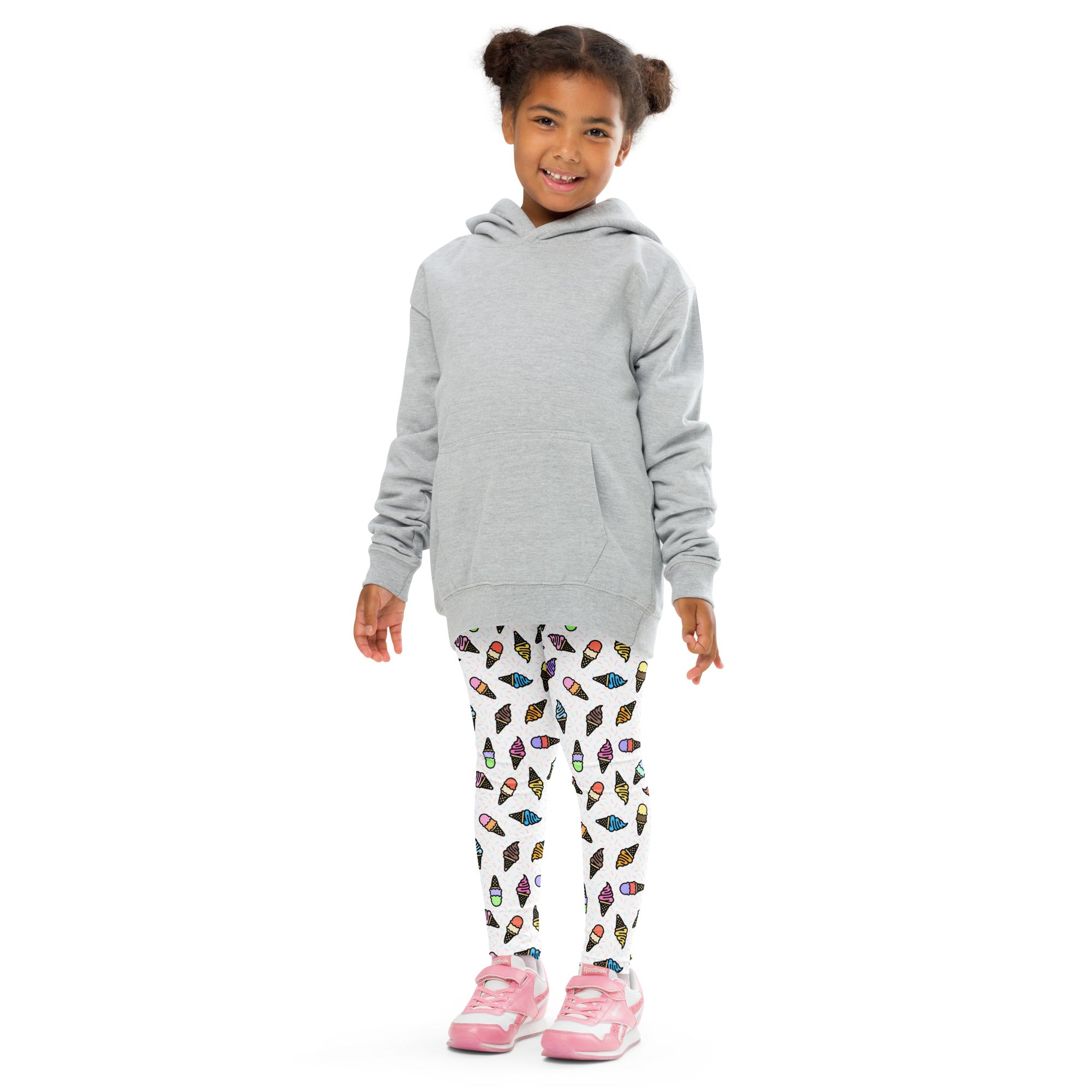 KIDS (2-8yrs) Active Stretch Leggings - 'Ice Cream' Leggings