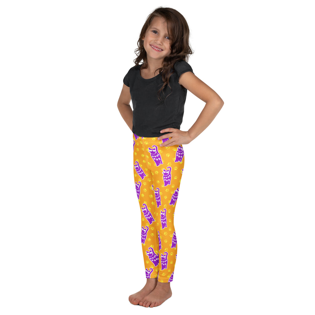 KIDS (2-8yrs) Active Stretch Leggings - 'Cool Cat'