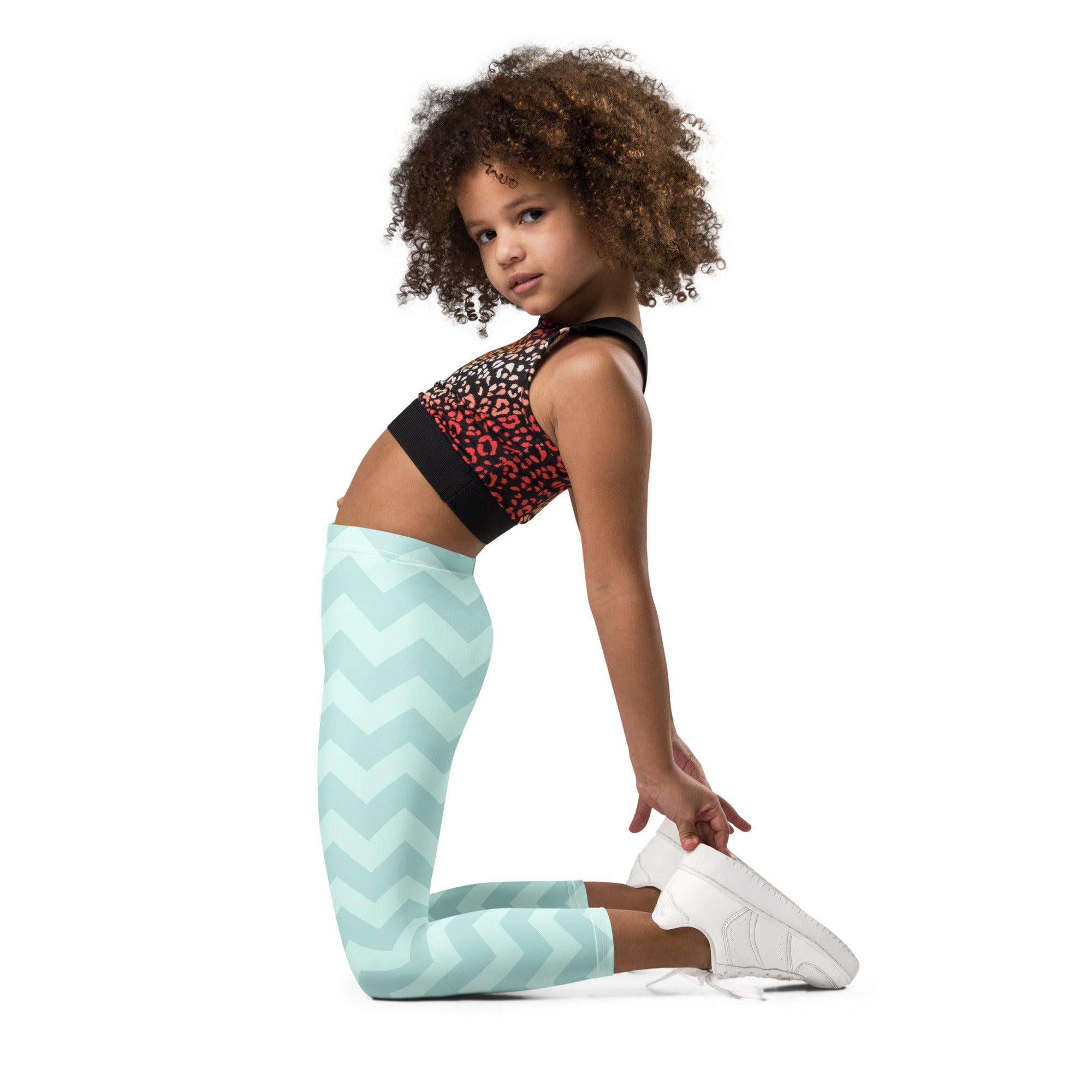 KIDS (2-8yrs) Active Stretch Leggings - 'Zig-A-Zig-Ah!'