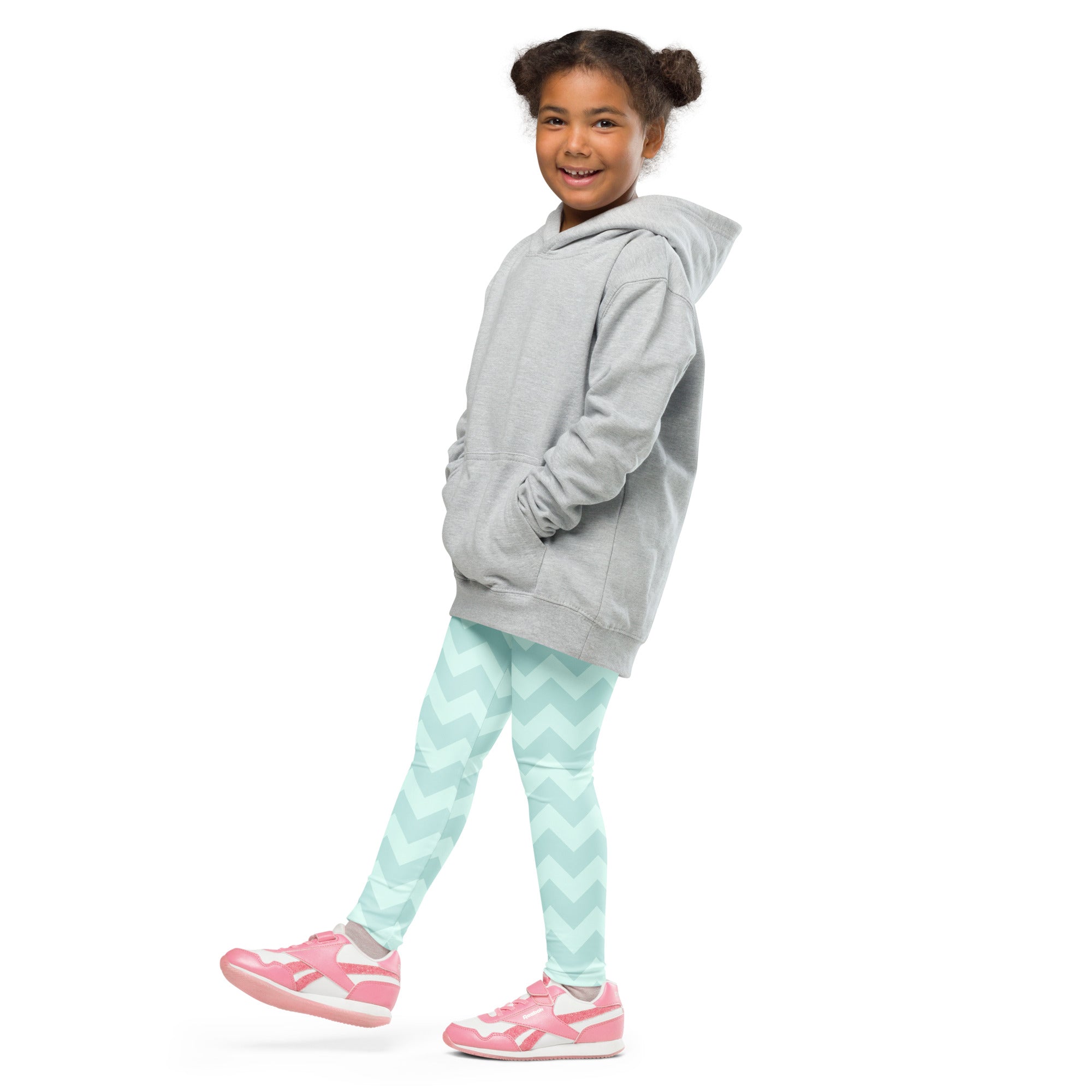 KIDS (2-8yrs) Active Stretch Leggings - 'Zig-A-Zig-Ah!'