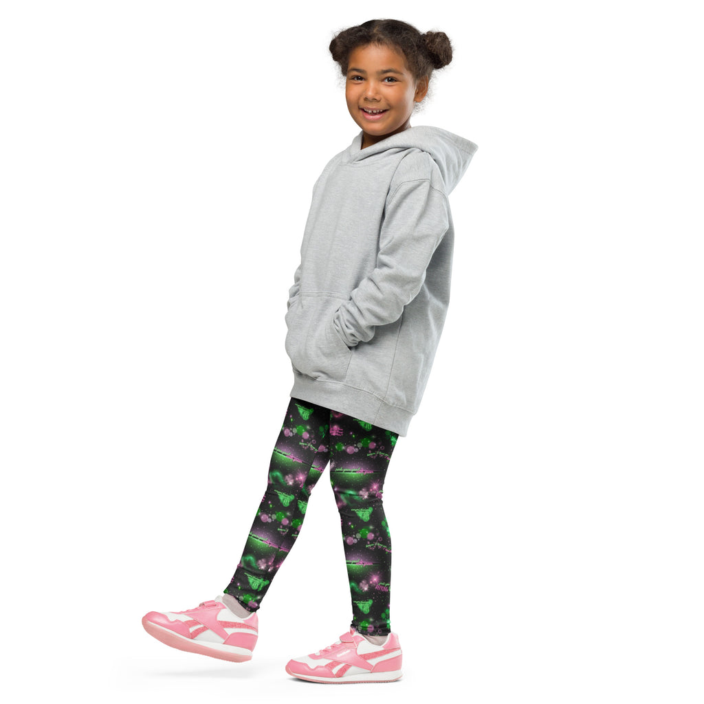 KIDS (2-8yrs) Active Stretch Leggings - 'Defy Gravity'
