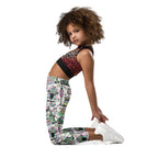 KIDS (2-8yrs) Active Stretch Leggings - 'Bubblegum Diner'