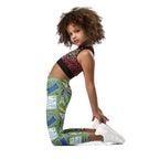 KIDS (2-8yrs) Active Stretch Leggings - 'Teacher's Pet'