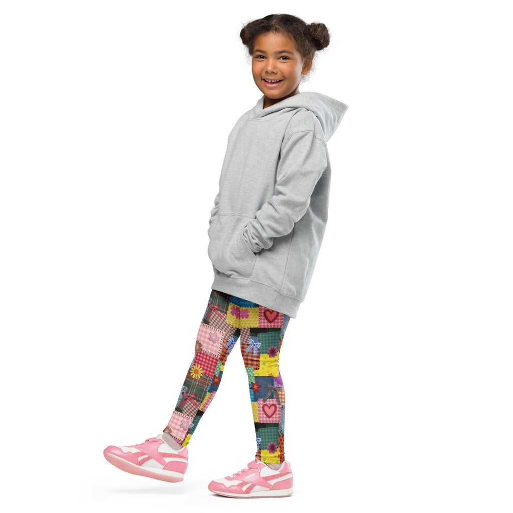 KIDS (2-8yrs) Active Stretch Leggings - 'Perfect Patchwork'