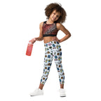 KIDS (2-8yrs) Active Stretch Leggings - 'Gingham Getaway'