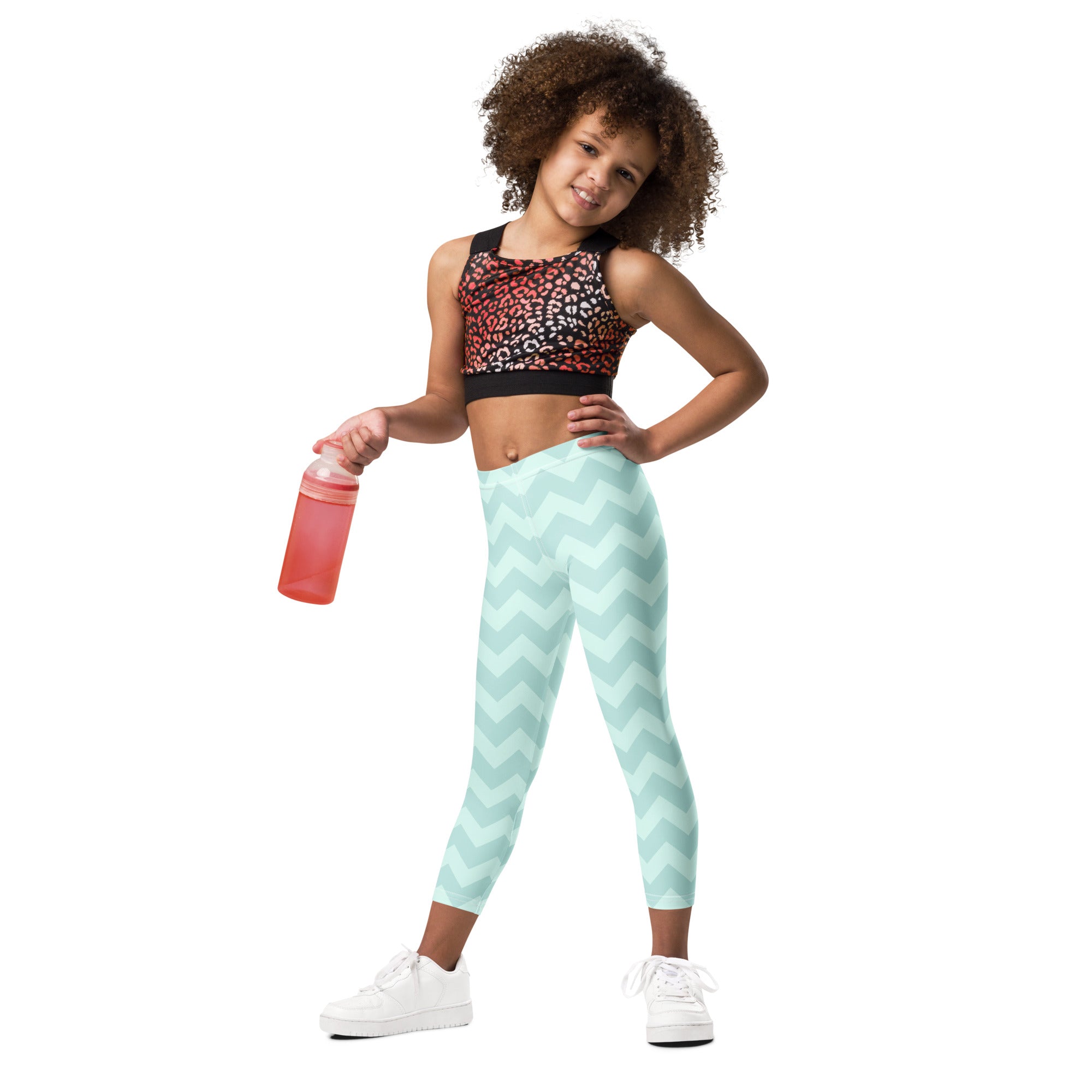 KIDS (2-8yrs) Active Stretch Leggings - 'Zig-A-Zig-Ah!'
