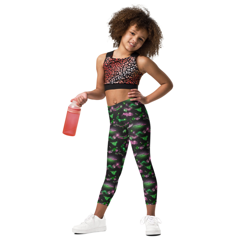 KIDS (2-8yrs) Active Stretch Leggings - 'Defy Gravity'
