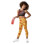 KIDS (2-8yrs) Active Stretch Leggings - 'Petal Pop'