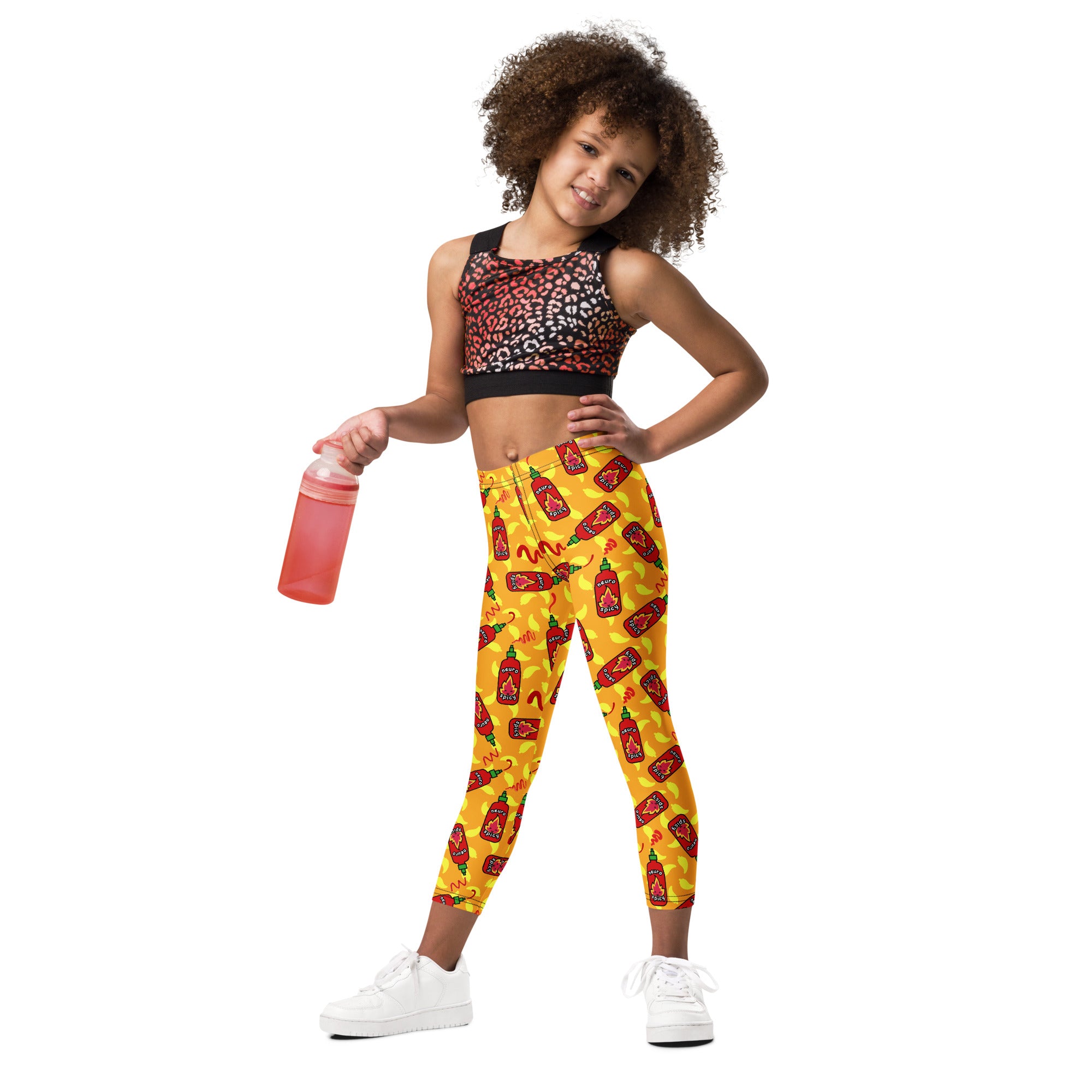 KIDS (2-8yrs) Active Stretch Leggings - 'Neurospicy'