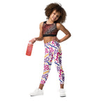KIDS (2-8yrs) Active Stretch Leggings - 'Squiggles'