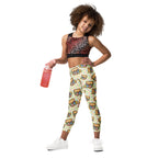 KIDS (2-8yrs) Active Stretch Leggings - 'Easter Kittens'