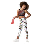 KIDS (2-8yrs) Active Stretch Leggings - 'Ice Cream' Leggings