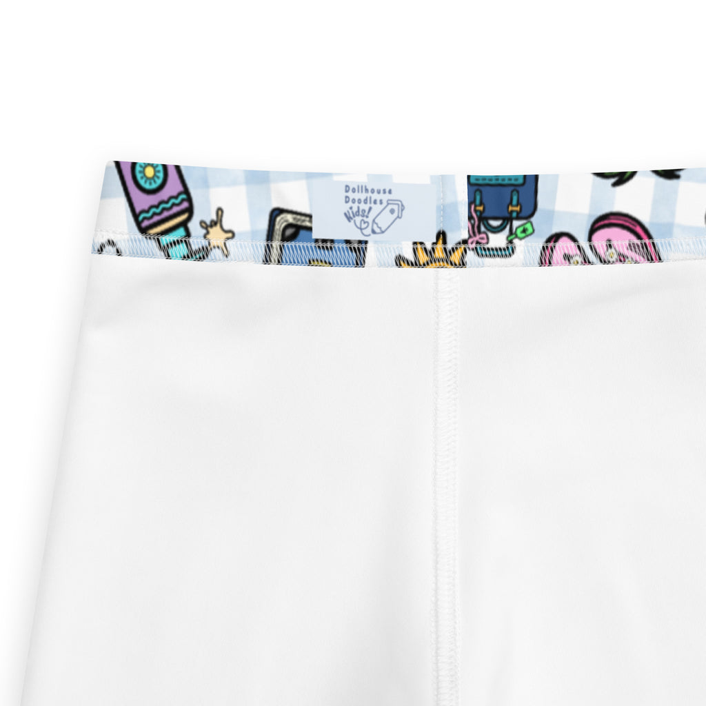 KIDS (2-8yrs) Active Stretch Leggings - 'Gingham Getaway'