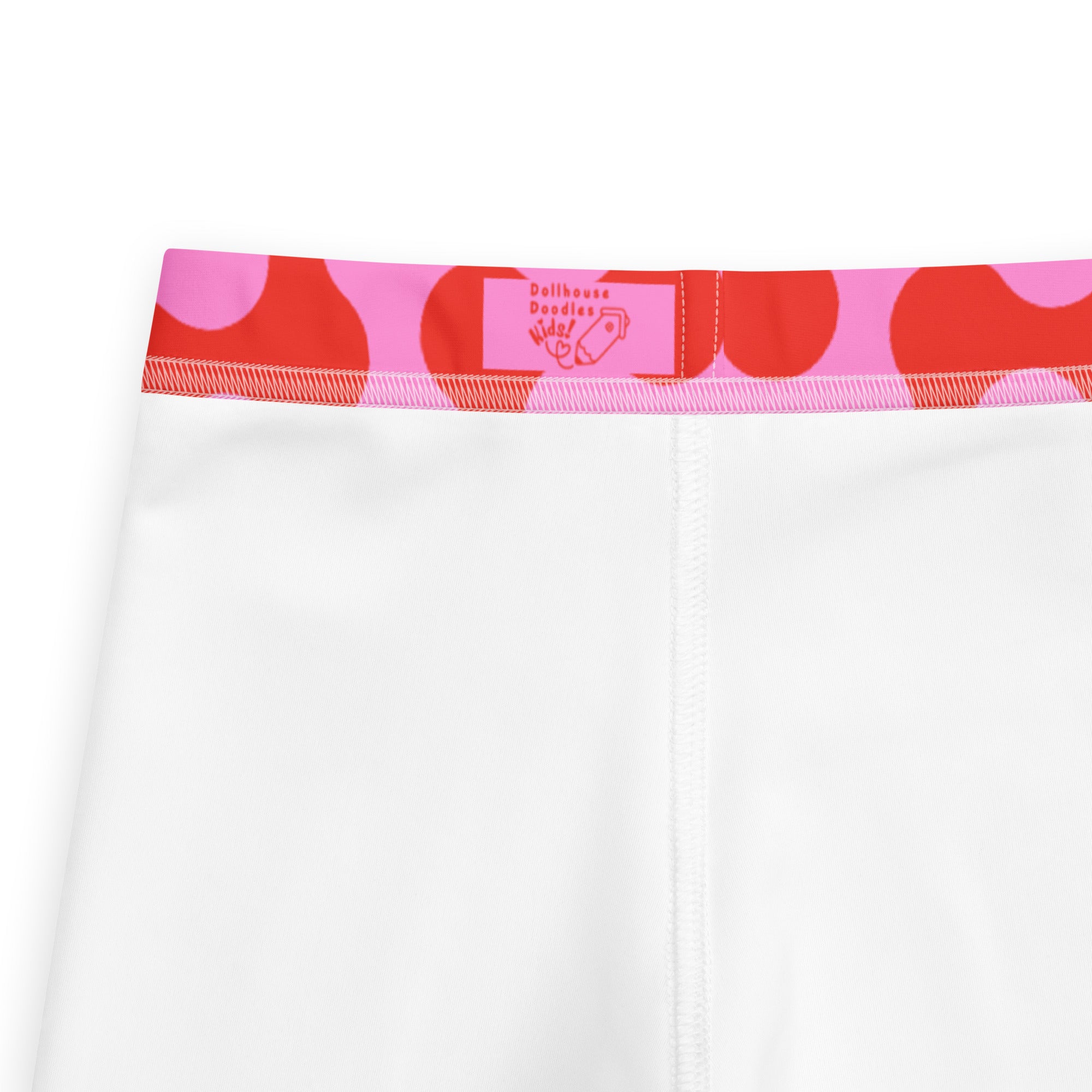 KIDS (2-8yrs) Active Stretch Leggings - 'Strawberry Salsa'