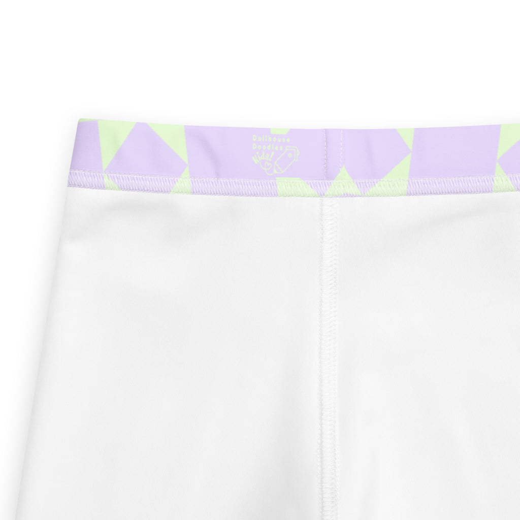 KIDS (2-8yrs) Active Stretch Leggings - 'Lilac Mint'