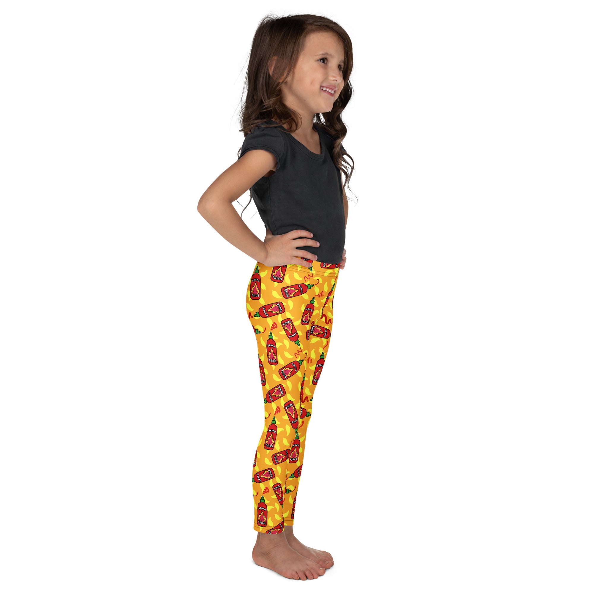 KIDS (2-8yrs) Active Stretch Leggings - 'Neurospicy'