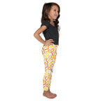 KIDS (2-8yrs) Active Stretch Leggings - 'Squiggles' (Marigold)