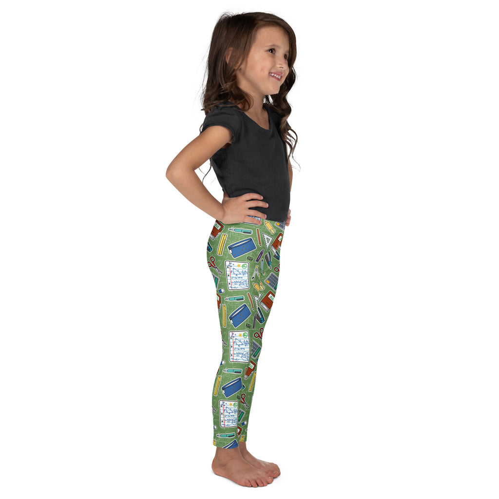 KIDS (2-8yrs) Active Stretch Leggings - 'Teacher's Pet'