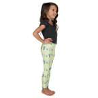 KIDS (2-8yrs) Active Stretch Leggings - 'Spring Stems'