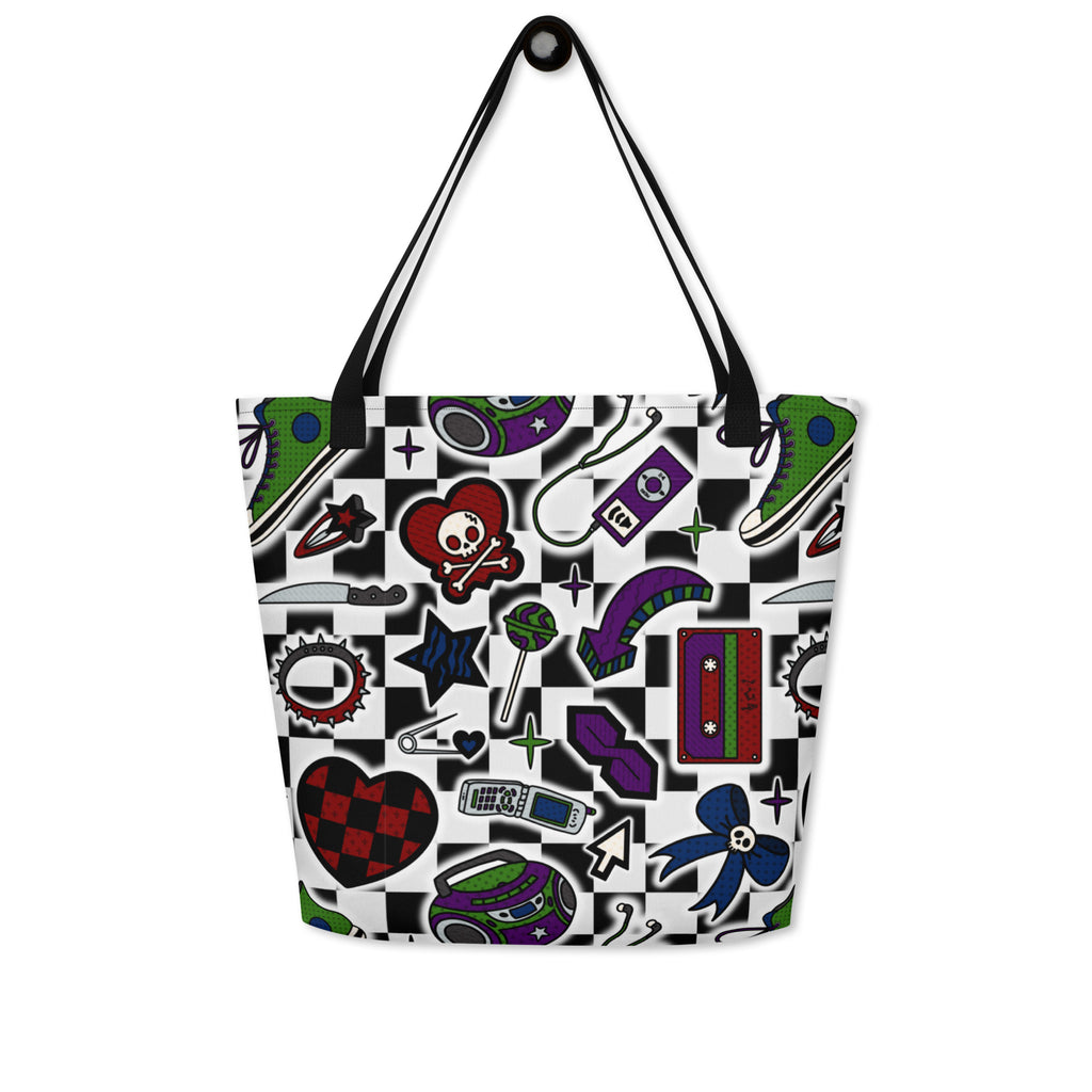 XL Tote Bag with Pocket - 'Not A Phase, Mom'