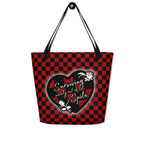 XL Tote Bag with Pocket - 'Surviving Purely Out of Spite'
