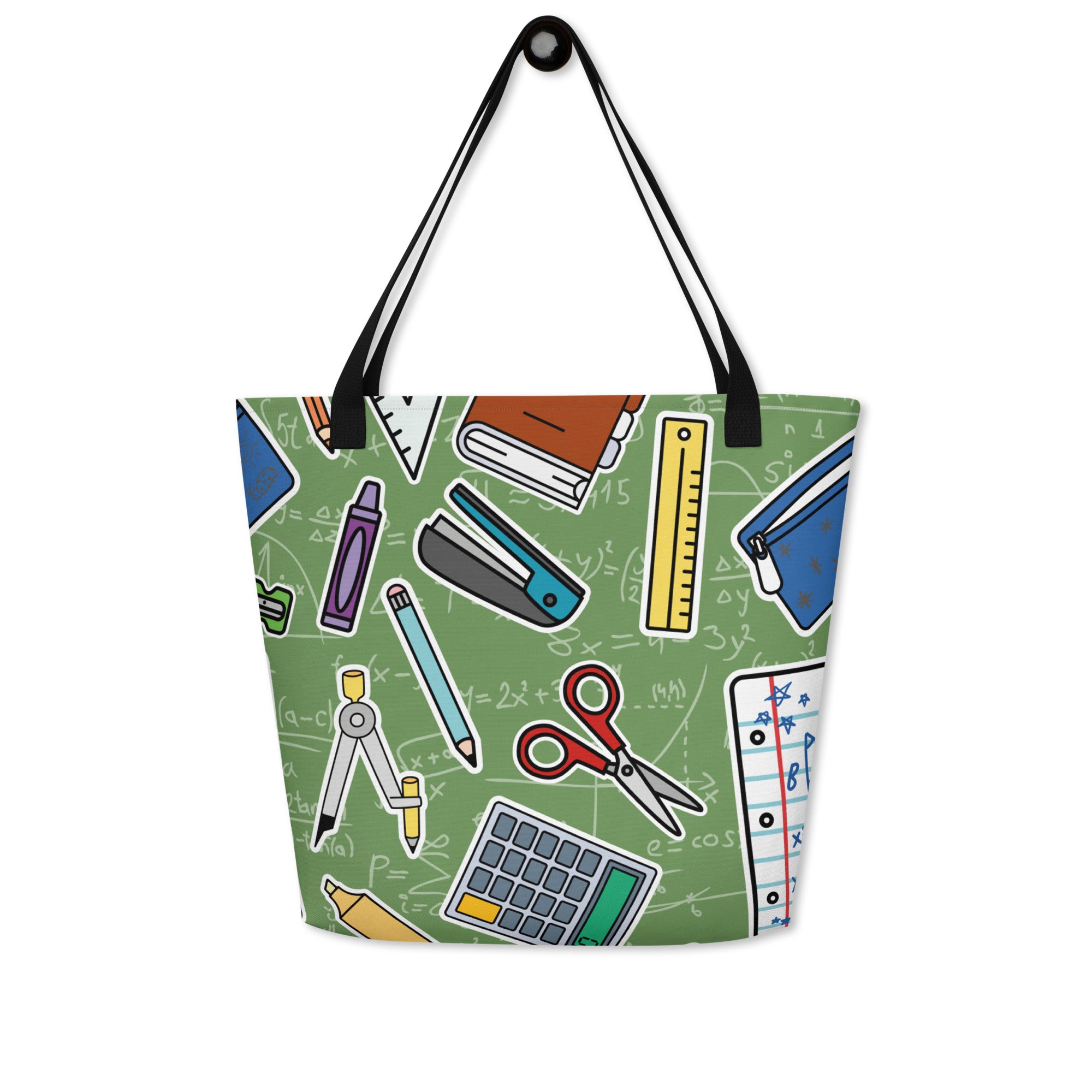 XL Tote Bag with Pocket - 'Teacher's Pet'