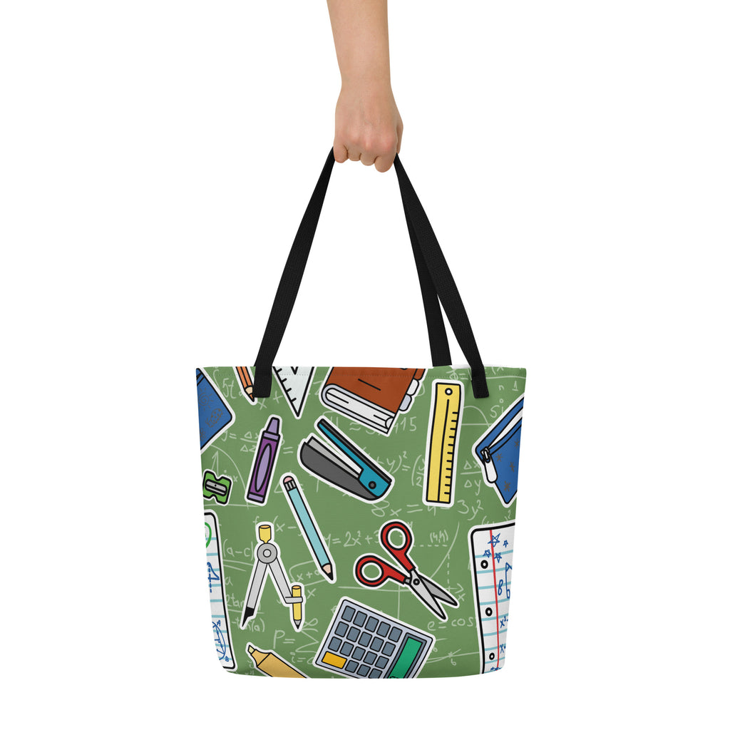 XL Tote Bag with Pocket - 'Teacher's Pet'