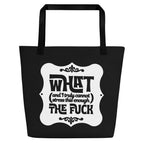 XL Tote Bag with Pocket - 'Cannot Stress This Enough' Tote Bag
