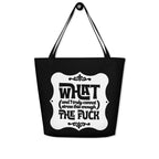 XL Tote Bag with Pocket - 'Cannot Stress This Enough' Tote Bag