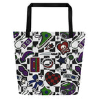 XL Tote Bag with Pocket - 'Not A Phase, Mom' Default Title