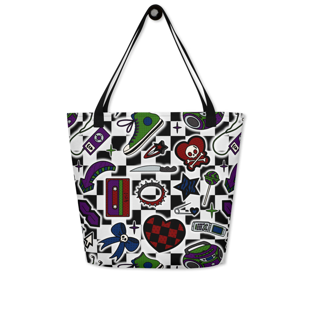 XL Tote Bag with Pocket - 'Not A Phase, Mom'