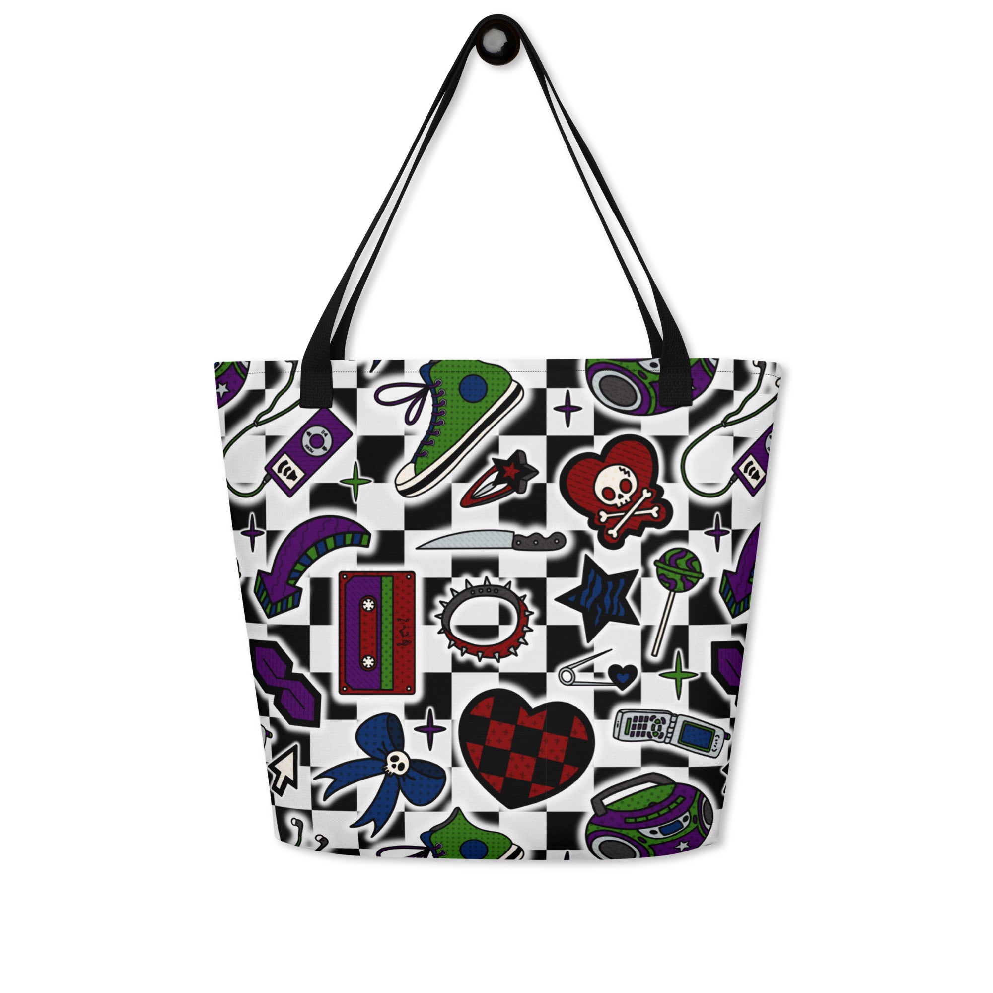 XL Tote Bag with Pocket - 'Not A Phase, Mom'