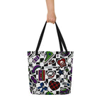 XL Tote Bag with Pocket - 'Not A Phase, Mom'