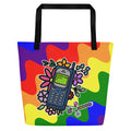 XL Tote Bag with Pocket - 'Text Me' Default Title