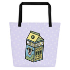 XL Tote Bag with Pocket - 'Got Milk?' Default Title