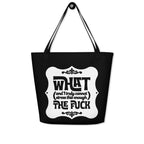 XL Tote Bag with Pocket - 'Cannot Stress This Enough' Tote Bag