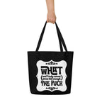 XL Tote Bag with Pocket - 'Cannot Stress This Enough' Tote Bag