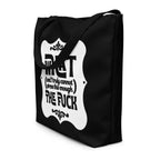 XL Tote Bag with Pocket - 'Cannot Stress This Enough' Tote Bag