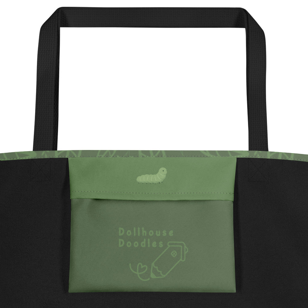 XL Tote Bag with Pocket - 'Bug's Life'