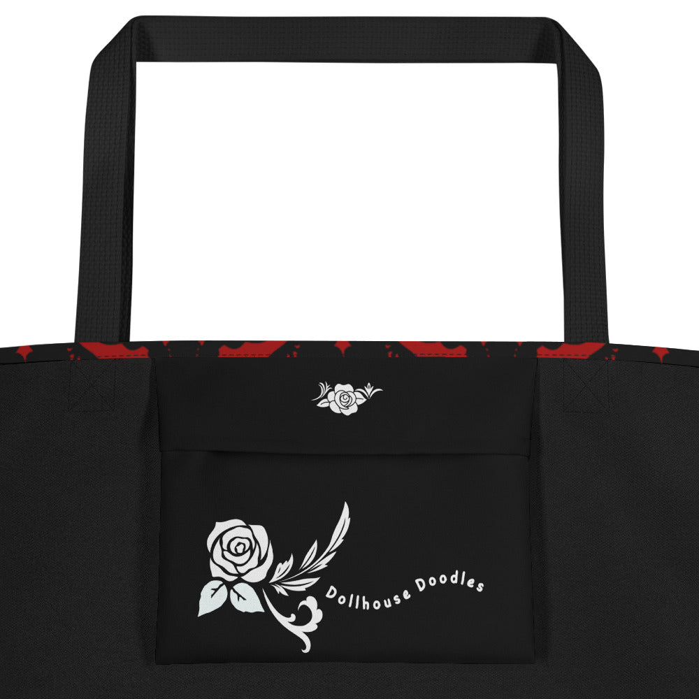 XL Tote Bag with Pocket - 'For I Have Sinned'