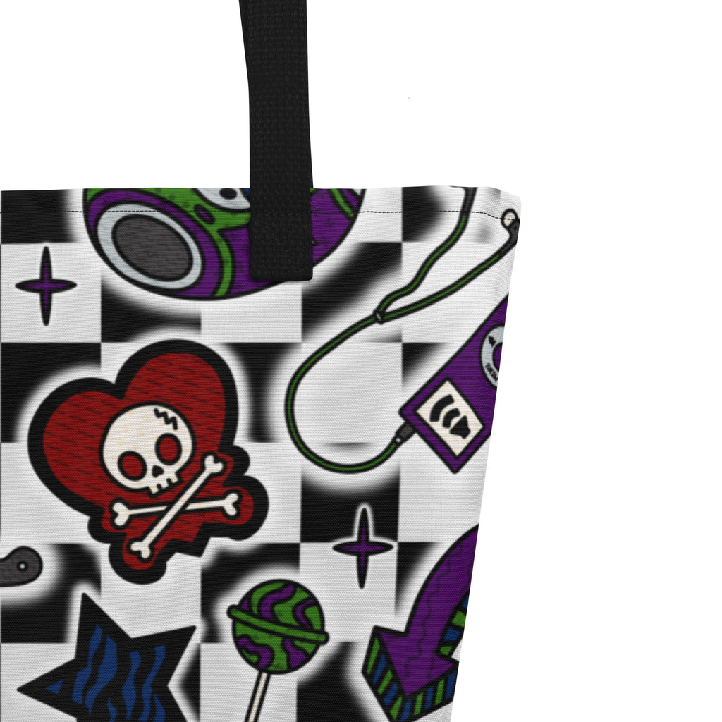 XL Tote Bag with Pocket - 'Not A Phase, Mom'