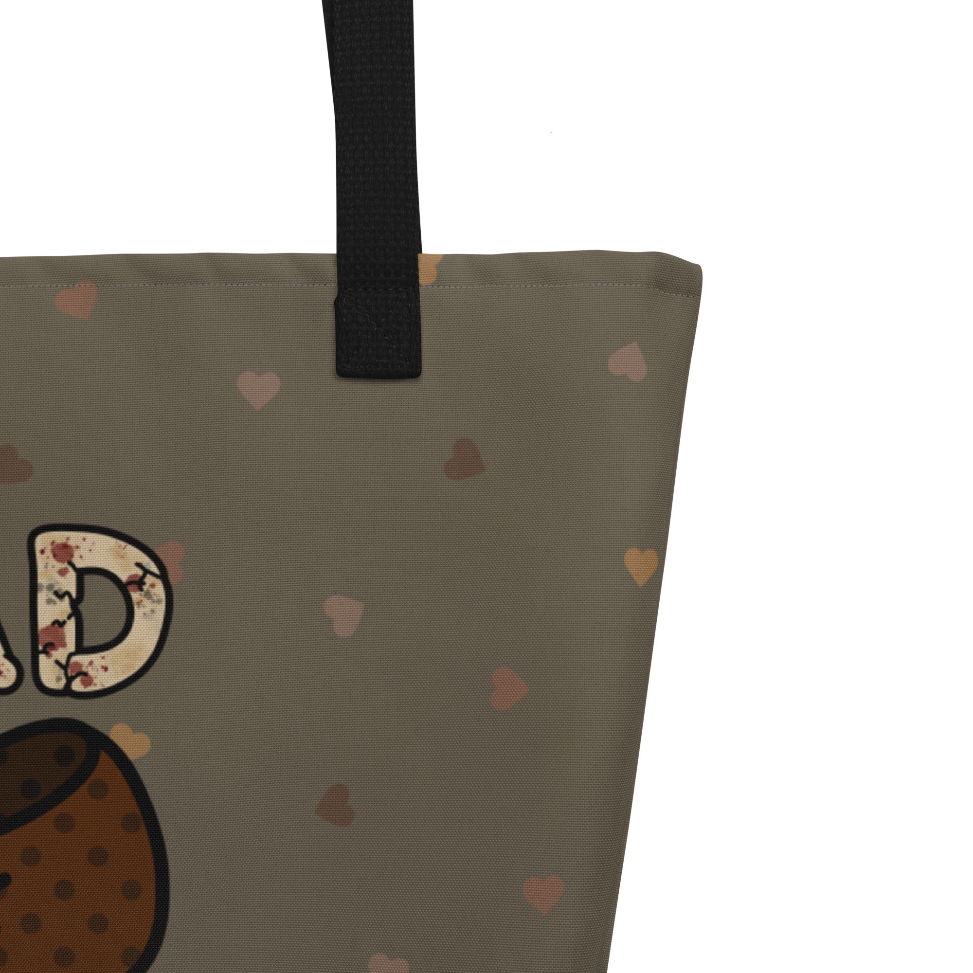 XL Tote Bag with Pocket - 'Dead Cute'