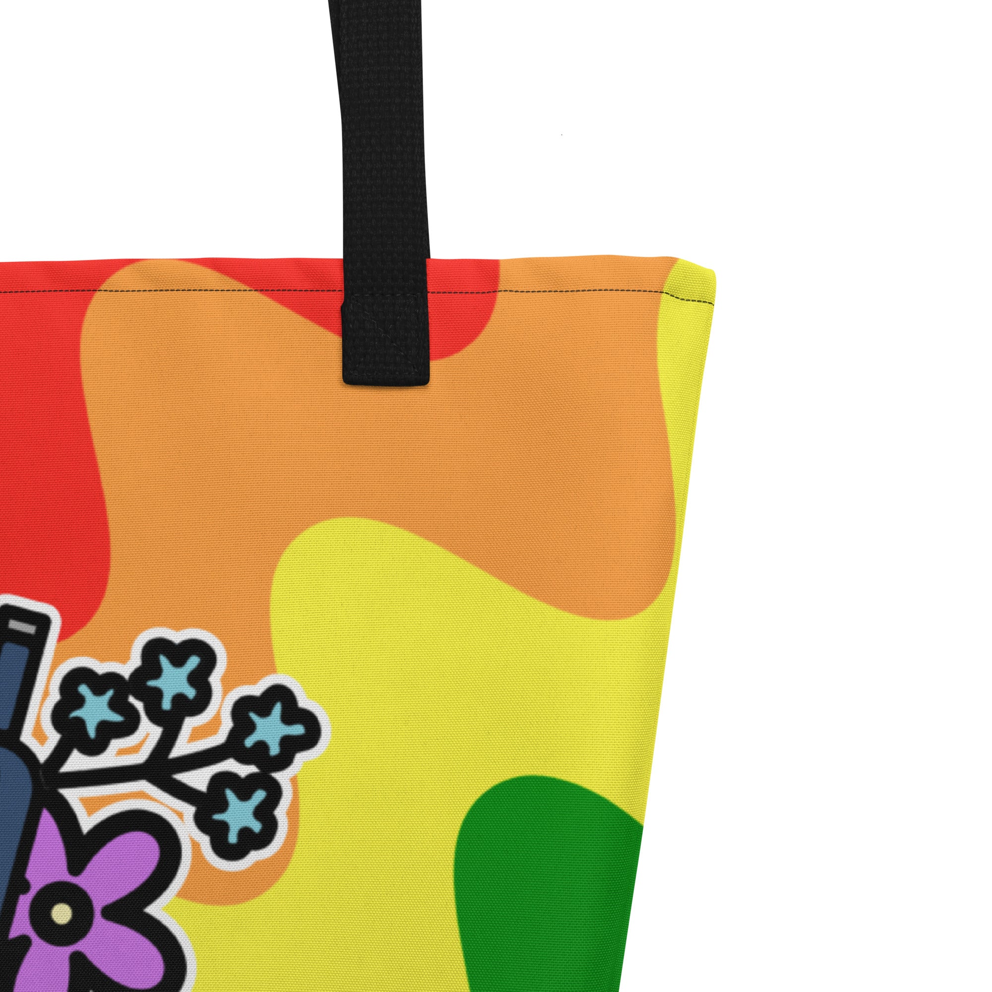 XL Tote Bag with Pocket - 'Text Me'