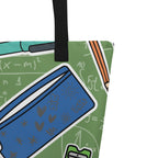 XL Tote Bag with Pocket - 'Teacher's Pet'