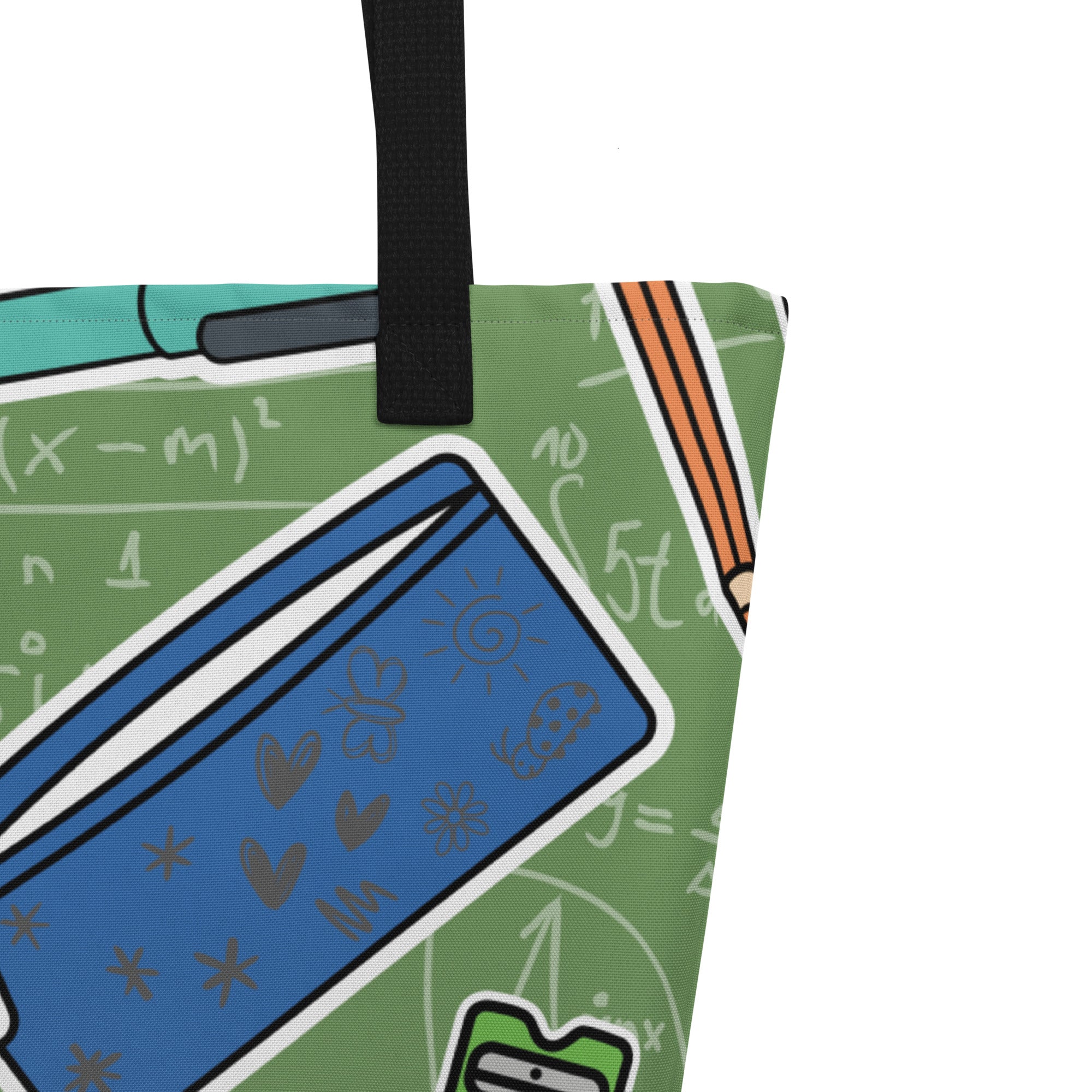 XL Tote Bag with Pocket - 'Teacher's Pet'